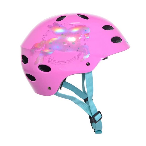 Small LittleMissMatched- Pegasus Hologram Helmet, - Picture 1 of 9